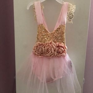 1st Birthday Baby Girl Smash Cake Romper